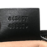 Calfskin Matelasse Small GG Marmont Shoulder Bag Black