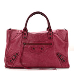 Agneau Classic Hardware Work Pourpre