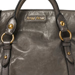 Vitello Lux Bow Bag Pomice