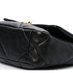 Lambskin Quilted Medium Chanel 19 Flap Black