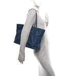 Nylon Monogram Medium Dieter Shopper Tote Navy