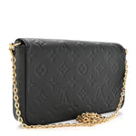 Empreinte Pochette Felicie Chain Wallet Black