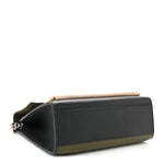 Soft Calfskin Mylockme Chain Bag BB Smokey Brown Green
