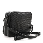 Nappa Intrecciato Messenger Bag Black