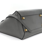 Grained Calfskin Mini Belt Bag Grey