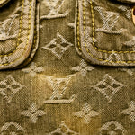 Monogram Denim Baggy PM Lichen
