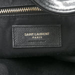 Lambskin Quilted Maxi Icare Shopping Tote Black