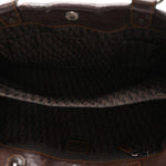 Calfskin Medium Gaucho Double Saddle Bag Brown