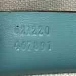 Boarded Plutone Calfskin Small Horsebit 1955 Top Handle Bag Dusty Azure