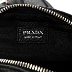 Vitello Daino Soft Mini Crossbody Bag Black