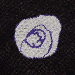 Botanical Knitted Sweater - Black