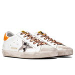 Women's Super-Star Sneakers - White/Rock Snake/Orange