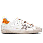 Women's Super-Star Sneakers - White/Rock Snake/Orange