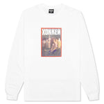 Nik Stain L/S Tee - White