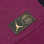 Jordan x Paris Saint-Germain Fleece Hoodie - Black/Bordeaux