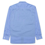 Mixed Fabric Shirt - Blue/Navy