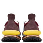 Nylon Running Sneaker - Burgundy/Light Blue