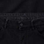 Stone Wash Slim Jeans - Black/White