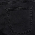 Stone Wash Slim Jeans - Black/White