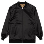 Reversible Rib Collar Jacket - Black/Leopard