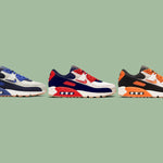 Air Max 90 Premium "Home & Away" - Sail/Safety Orange/Black/Gum Medium Brown