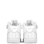 Toddler Air Force 1 Mid - White/White/White