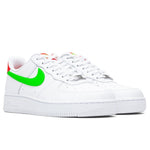 Women's Air Force 1 '07 - White/Laser Crimson/Green Strike