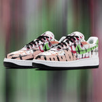 Women's Air Force 1 Low "Black Tie Dye" - White/Green Strike