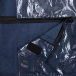 Glossy Velcro Coat - Medium Grey