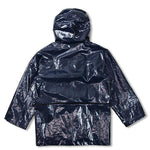 Glossy Velcro Coat - Medium Grey