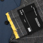 Reconstructed Slim D.B Jacket - Multicolor