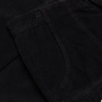 Corduroy Pockets Pants - Black/Black