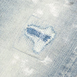 P001 - Light Indigo Paint Blowout