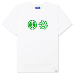 Print Logo T-Shirt - White