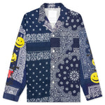 Bandana Sleeping Shirt - Navy
