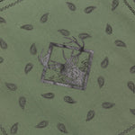 Bandana Patchwork Button Down Shirt - Sage
