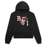 RCI Deer Logo Hooded Sweatshirt - Black