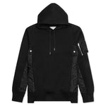 Sponge Sweat x MA-1 Hoodie - Black/Black