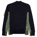 Sponge Sweat x MA-1 Pullover - Navy/Khaki