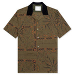 Sacai x Dr. Woo Bandana Print Shirt - Khaki