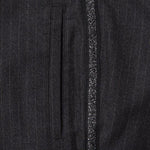 Arden Trouser - Black Pinstripe