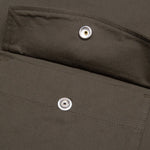 Crop Button Down Shirt - Olive