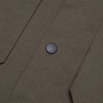 Crop Button Down Shirt - Olive