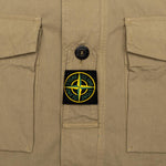 Center Patch Logo Jacket - Dark Beige