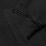 Cotton Hooded Sweatshirt - Black