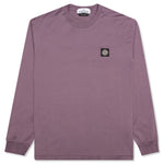 Garment Dyed L/S T-Shirt - Magenta