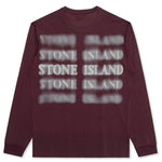 Graphic Five L/S T-Shirt - Dark Burgundy