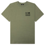 Feature x MAD Gallery x Pretty Done Direction Tee - Oil Green