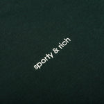 Adidas x Sporty & Rich Sweatshirt - Shadow Green