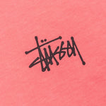 Basic Stussy Pigment Dyed L/S Tee - Coral